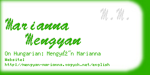 marianna mengyan business card